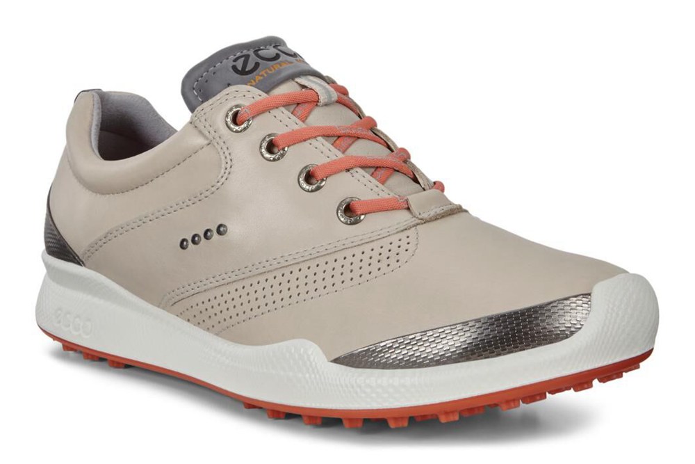 Zapatos De Golf Mujer - ECCO Biom Hybrid - Beige - HZT820539